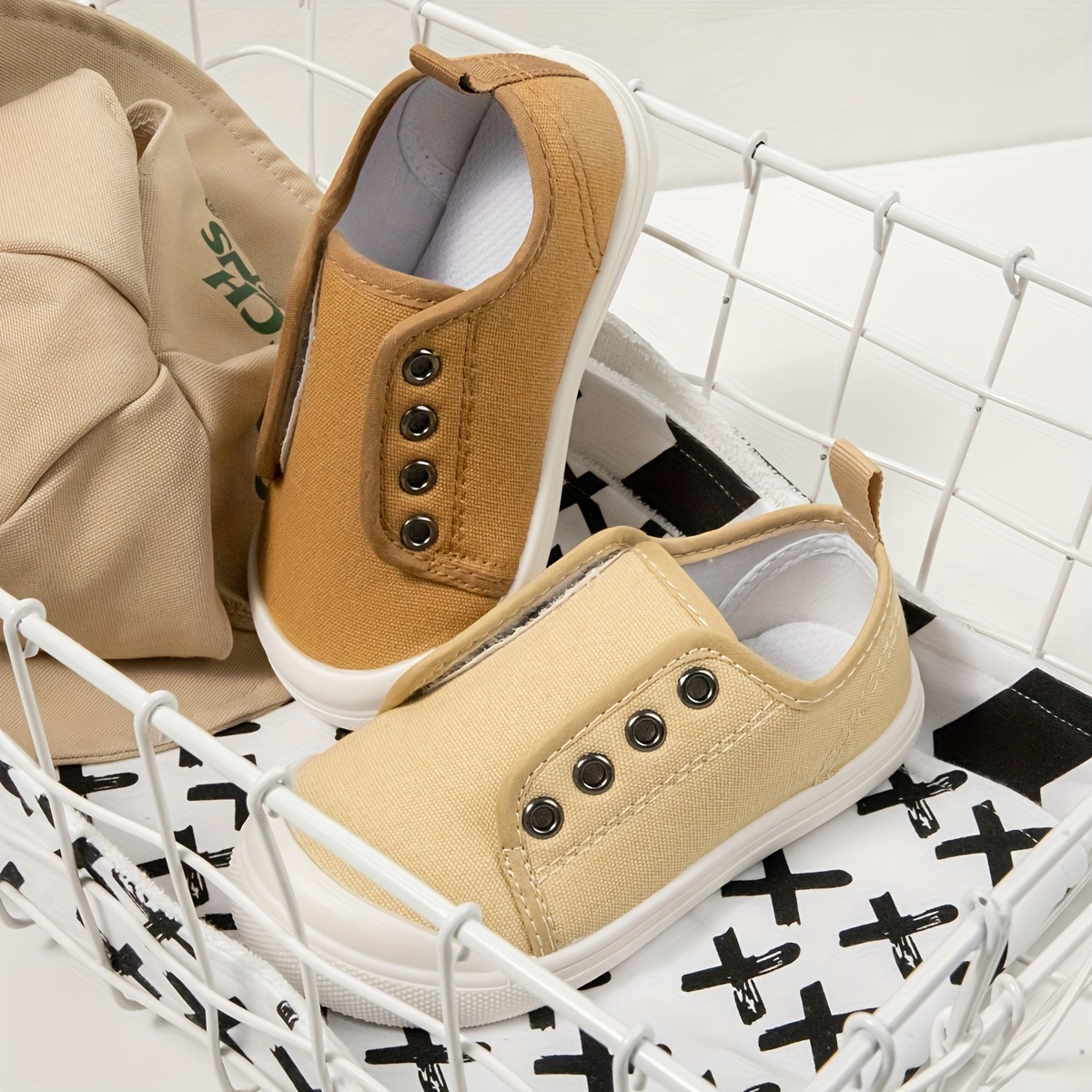 Buy Toddler Baby Slip on Canvas Shoes with Soft Soles & Anti Slip Sneakers For Boys Girls