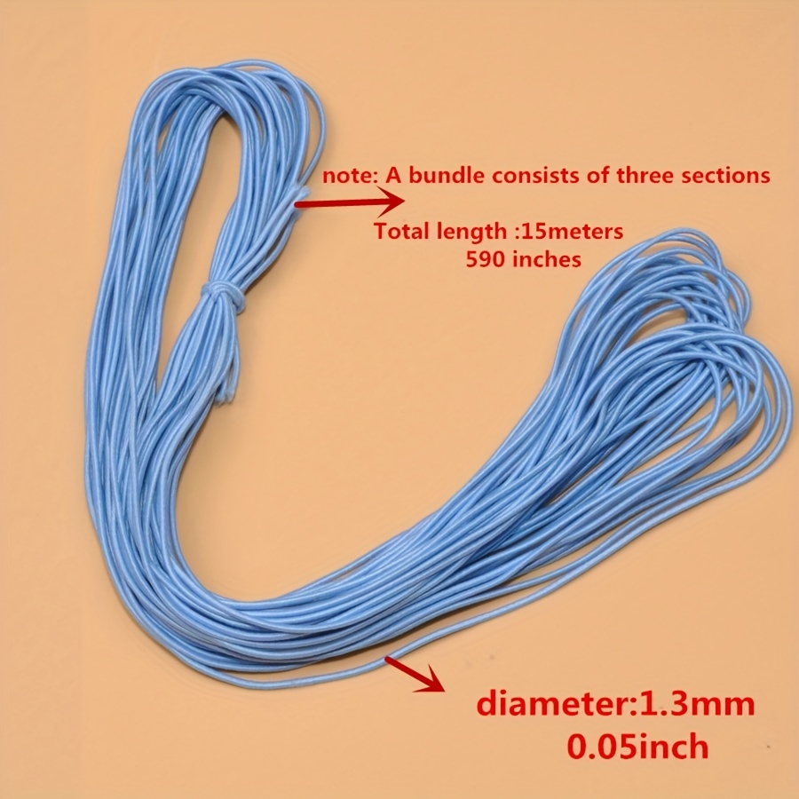 1 Bundle 20 Colors Length Diameter Stretch String Cord - Temu