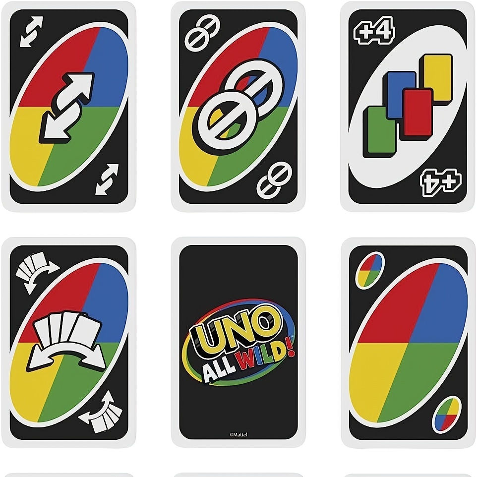 UNO All Wild Family Card Game For 7 Year Olds And Up