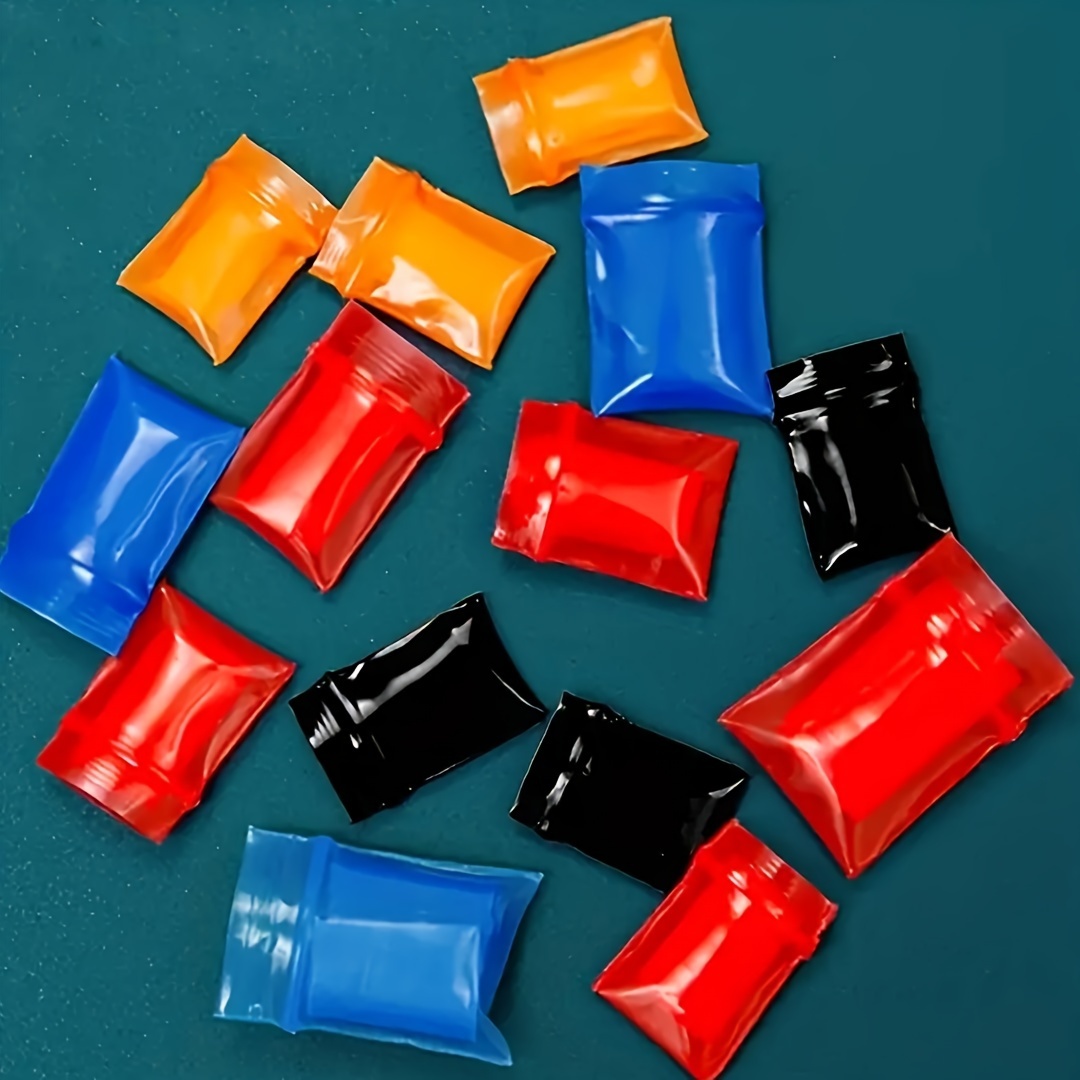 

100pcs Mini Plastic Self Sealing Bags, Very Suitable For Packaging And Storing Jewelry, Hardware, Daily Chemicals, Food And Tea
