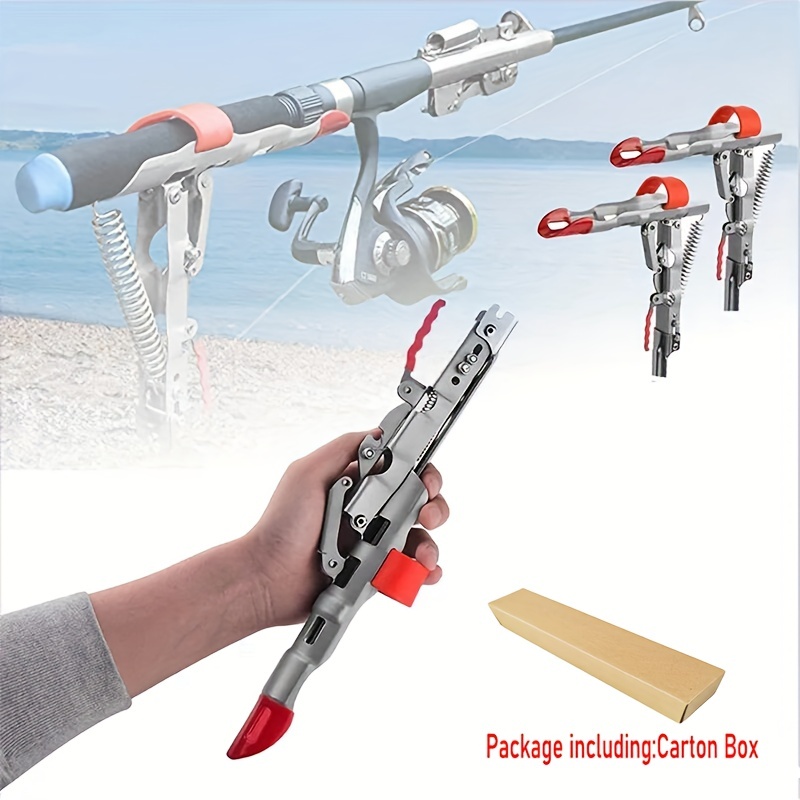 Stainless Steel Automatic Fishing Rod Holder Adjustable - Temu Canada