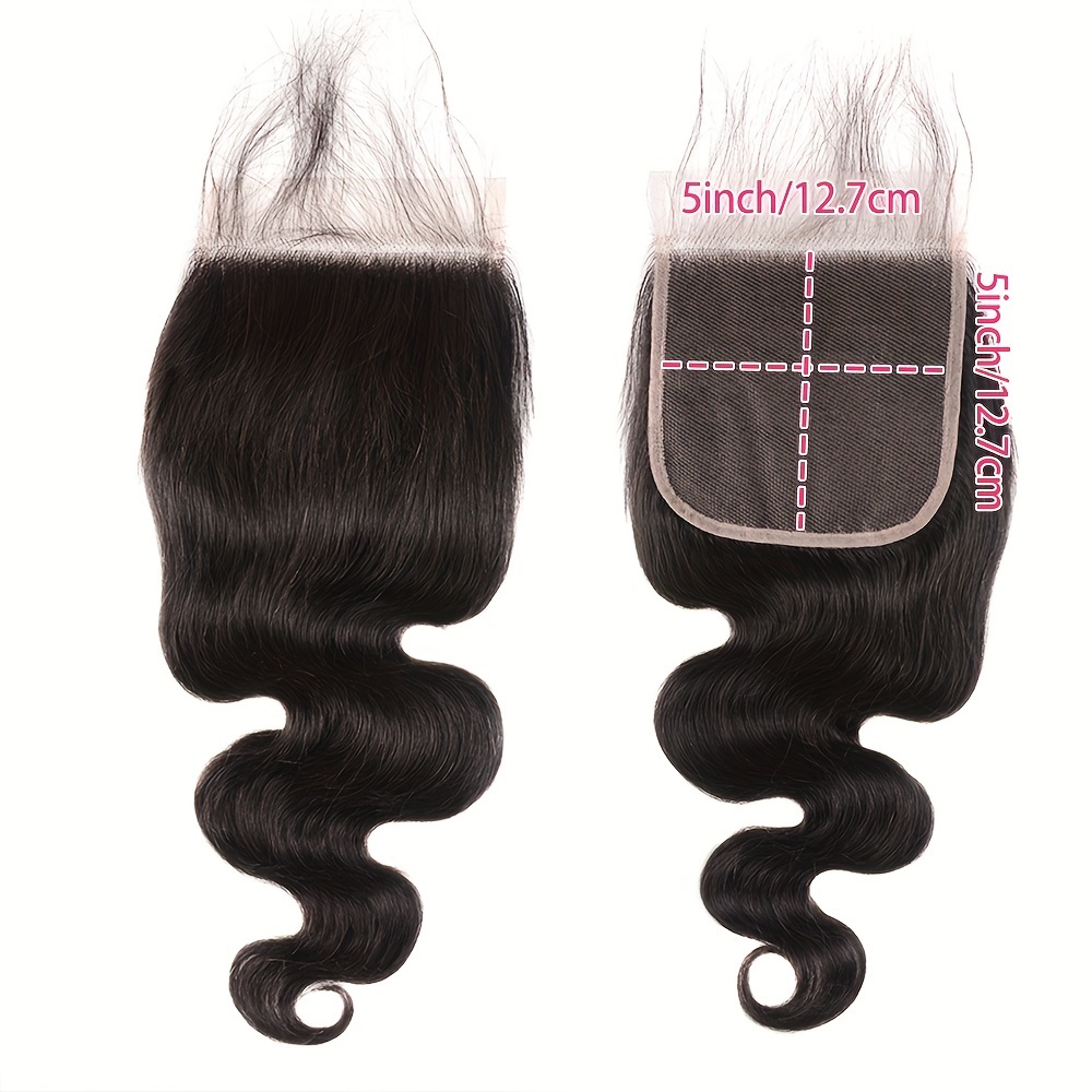  5x5 Transparent HD Lace Closure Only Body Wave Hair