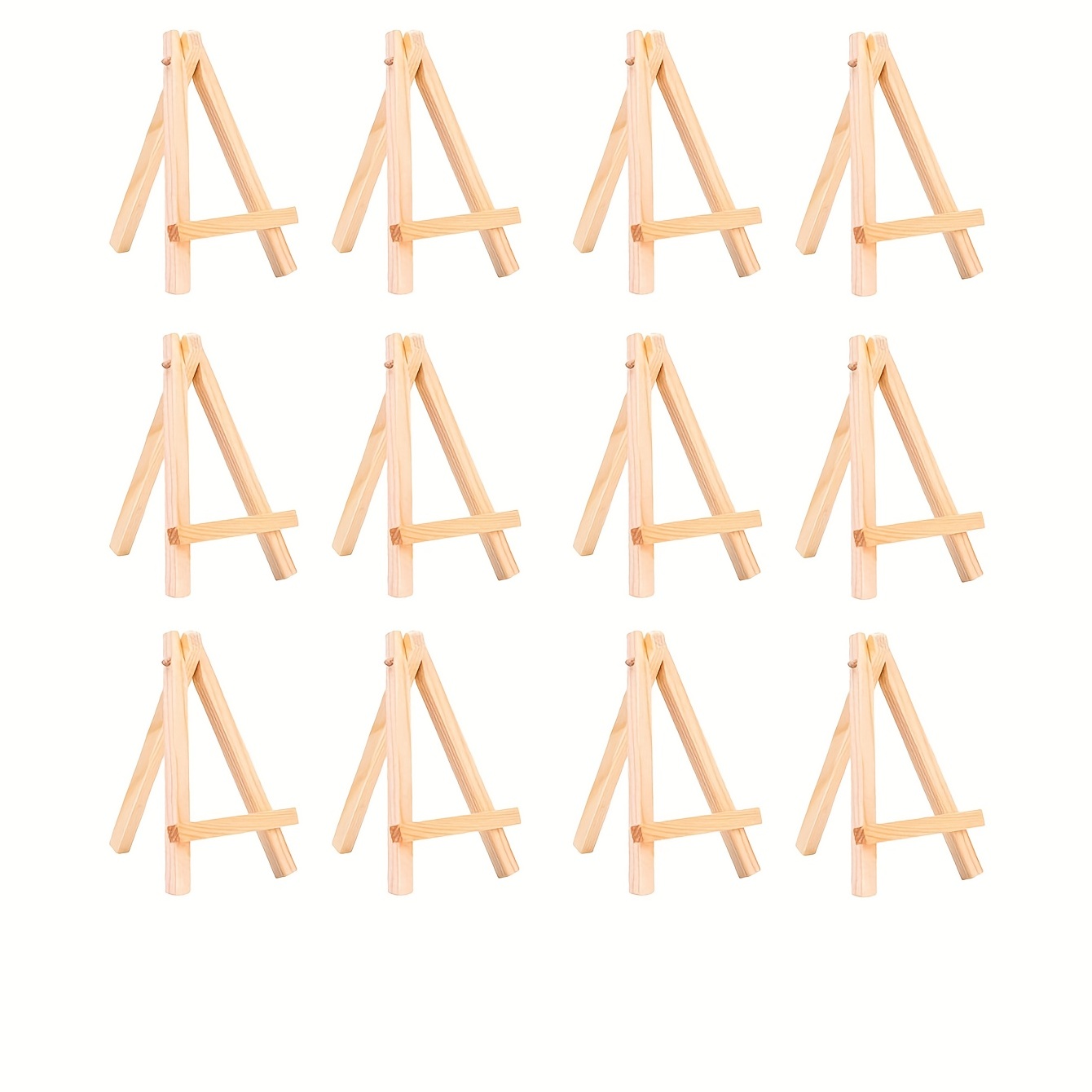 5pcs Wooden Mini Easels Party Table number Card Stand Photo display stand  Painting frame DIY Wedding Engagement Decor Supplies