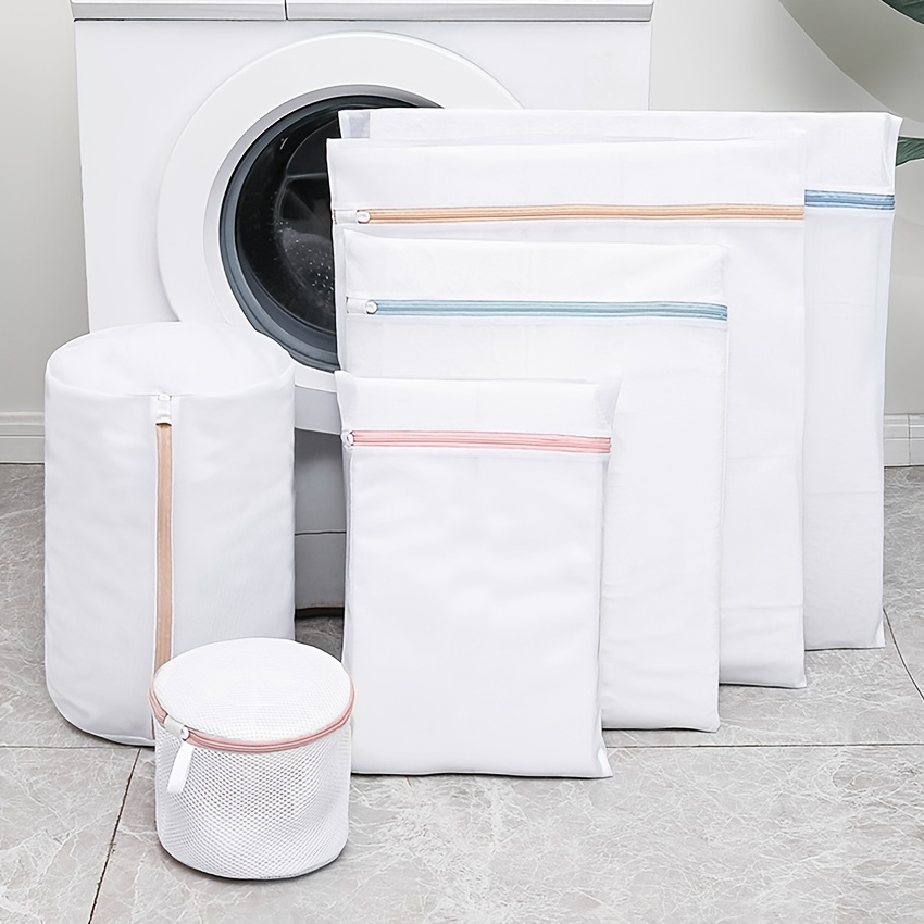 Durable Mesh Laundry Bags Delicates Different Size Reusable - Temu