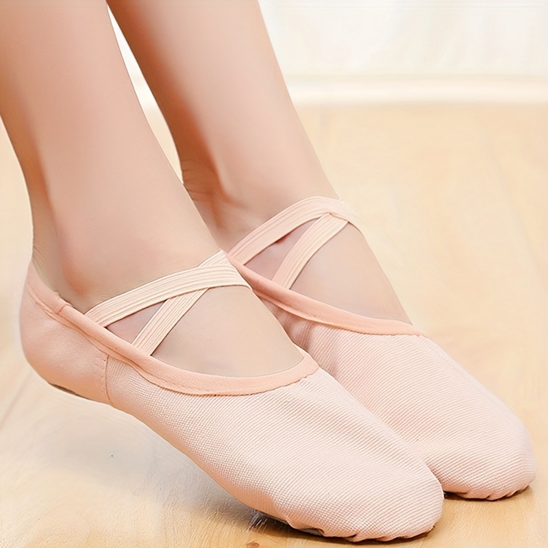 Zapatos de baile de Ballet para mujer, zapatillas de Ballet con suela suave  dividida, zapatos de Ballet elásticos profesionales, zapatillas de baile de  bailarina - AliExpress