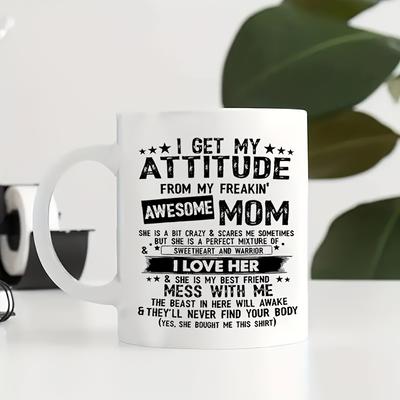 One Awesome Mom Funny Coffee Mug - Best Christmas Gifts for Mom