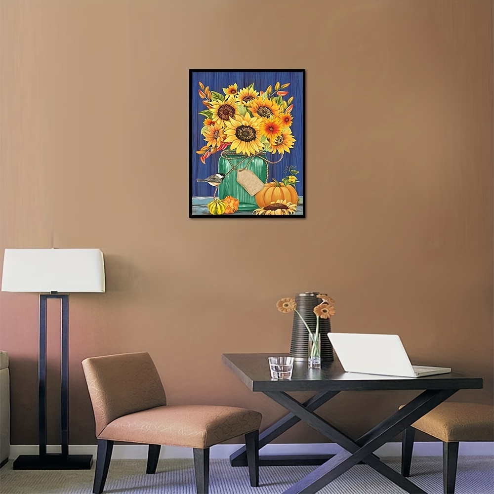 Yellow Two Sunflowers 5D Diamond Painting -  – Five Diamond  Painting