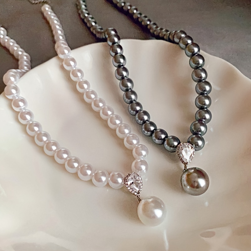 Layered Faux Pearl Beads Chain Elastic Thigh Garter Elegant - Temu