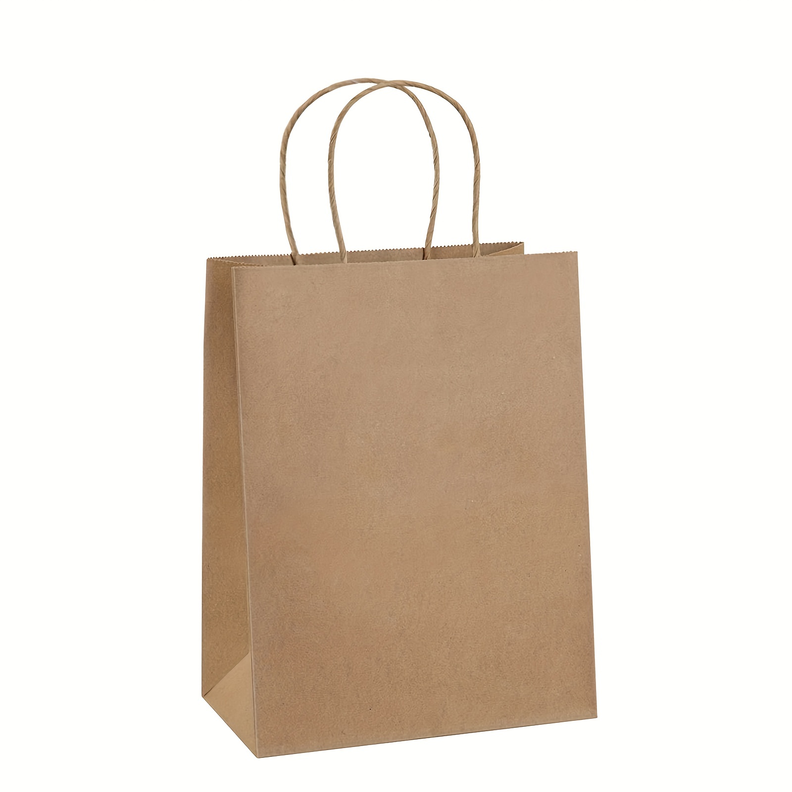 10/20/50/100pcs Multicolor Kraft Paper Bag with Handle Paper Bags for  Packaging Gift Festival Christmas Wedding Birthday Party