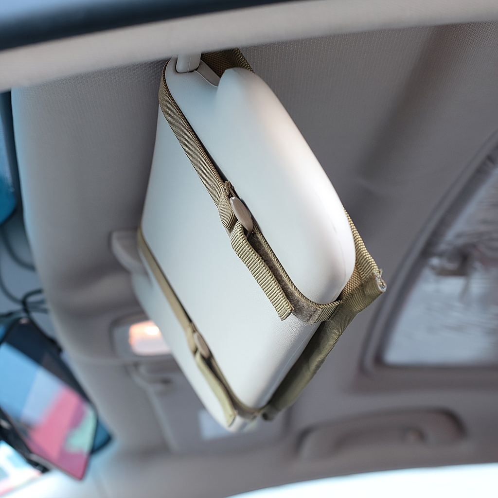 Multifunctional Tactical Car Sun Visor Storage Bag Sports Leisure Storage Bag Tool Bag - Click Image to Close