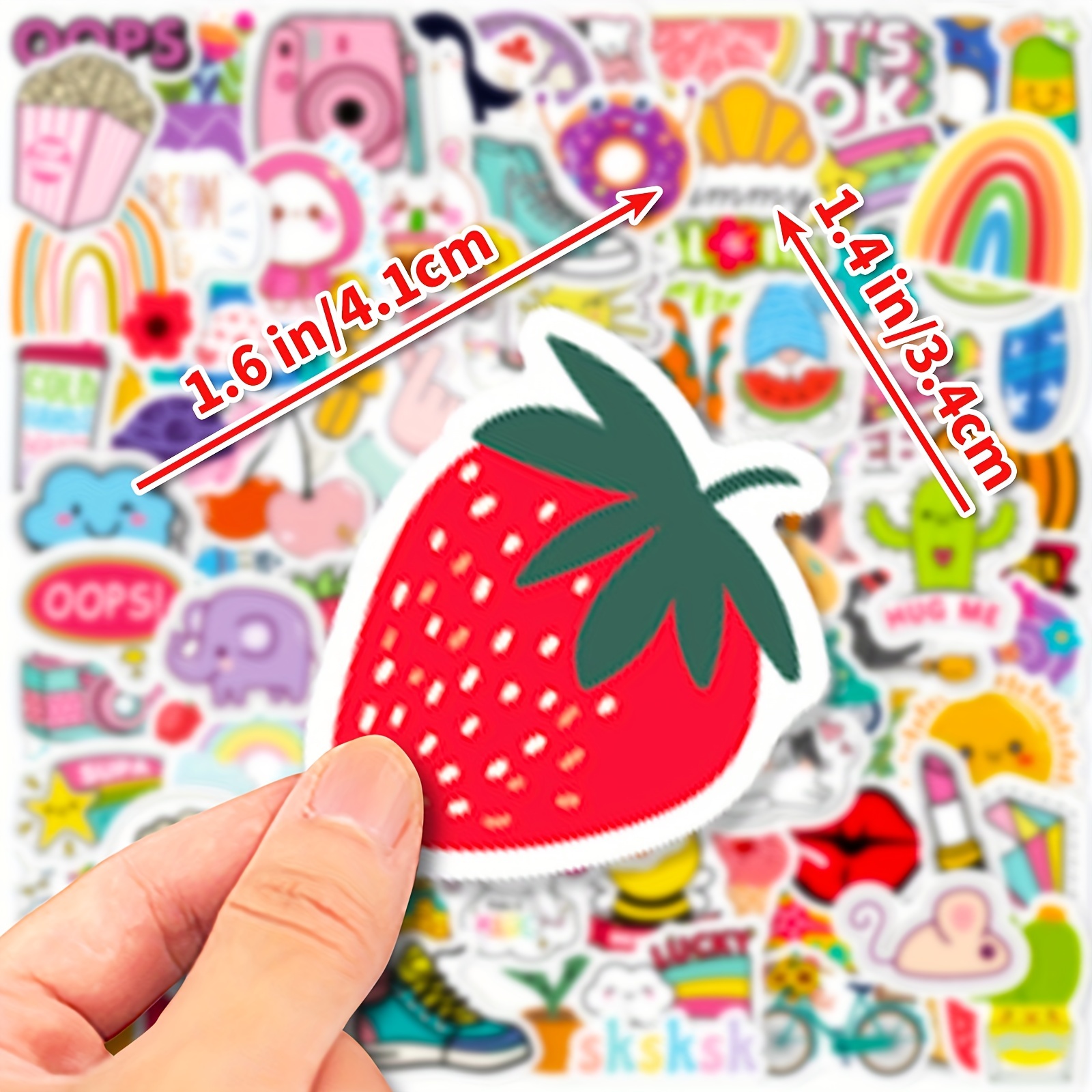 52 PCS Disco Stickers Cool Aesthetic Waterproof Vinyl Sticker for Water  Bottle,Laptop,Phone,Scrapbooking,Journaling Gifts for Adults Teens Kids for