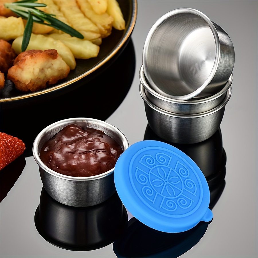Sauce Containers Mini Sauce Pots Dip Cups Travel Condiment