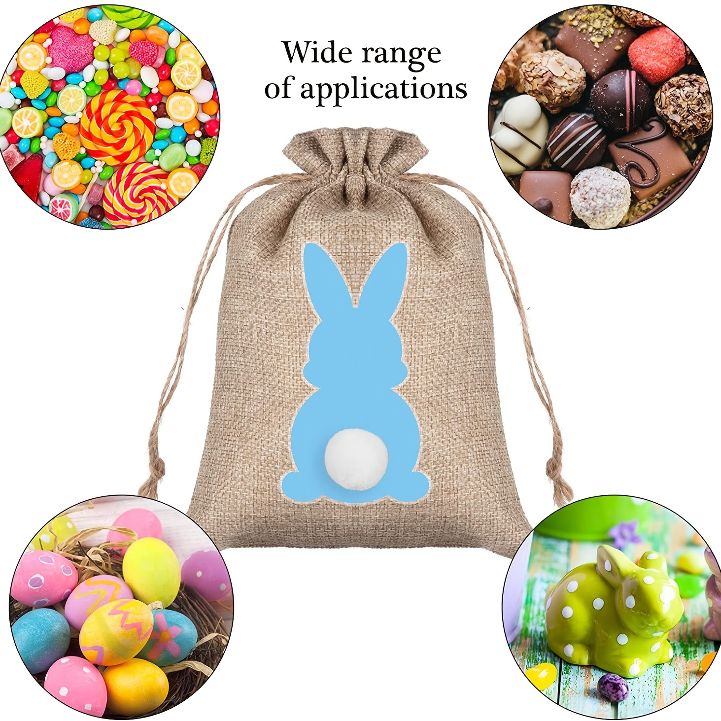 Custom Easter Egg Drawstring Sack