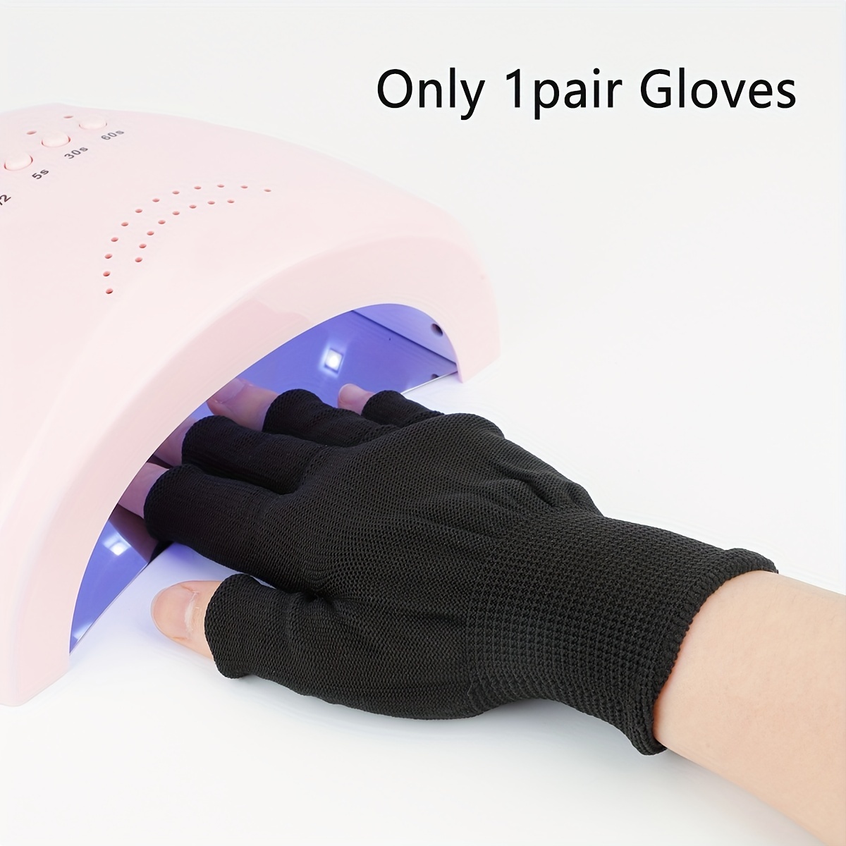 Manicure Gloves Uv Radiation Protection Gloves Nail Baking - Temu Canada