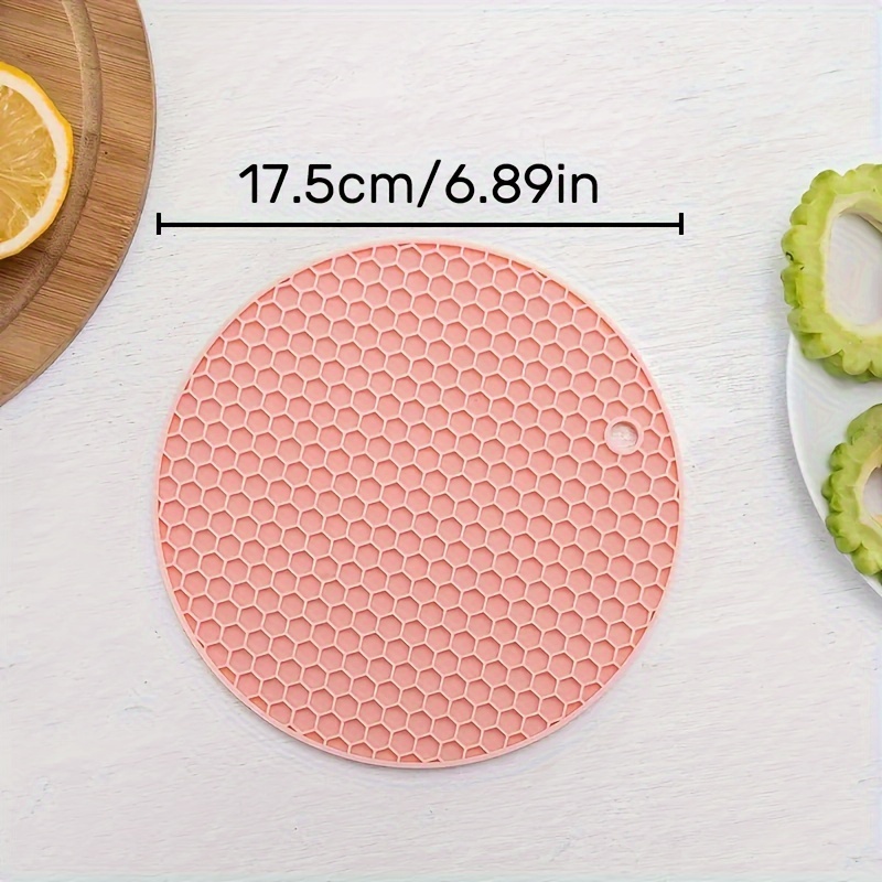 Silicone Trivets for Hot Pots and Pans - Stylish and Colorful Pot Holders, Heat Resistant Mats for Countertop, Hot Pads, Modern Multi-Purpose Trivet