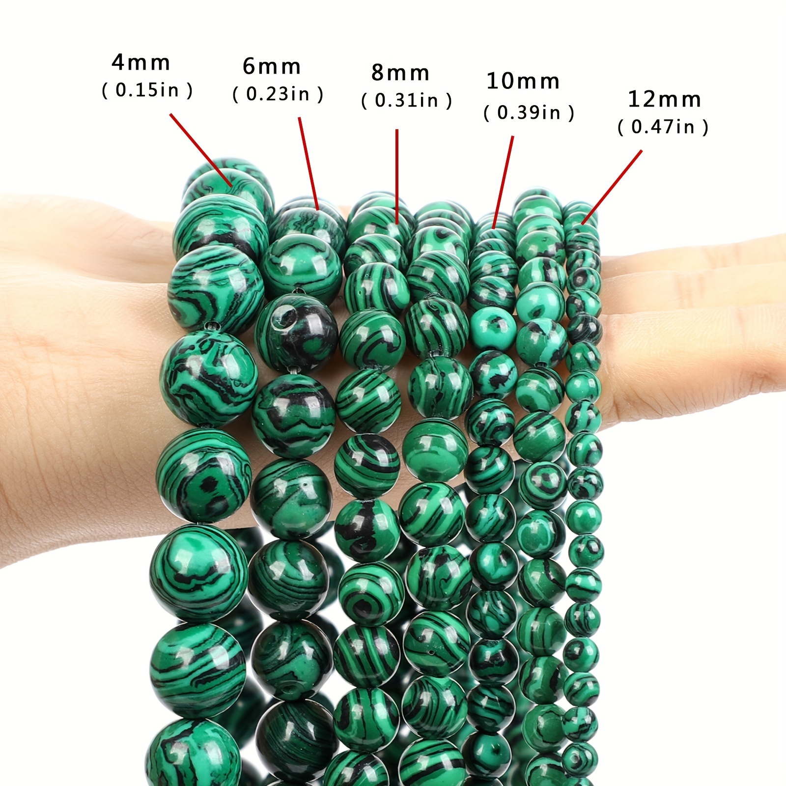 4-12mm Natural Gemstone Beads Round Smooth Matte Loose Beads Stone