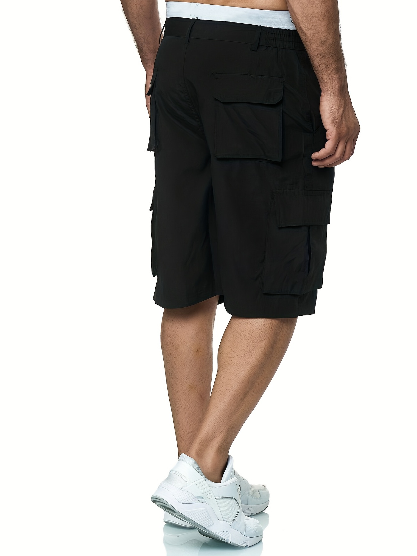 Classic Design Cargo Shorts Men's Casual Multi Pocket Loose - Temu