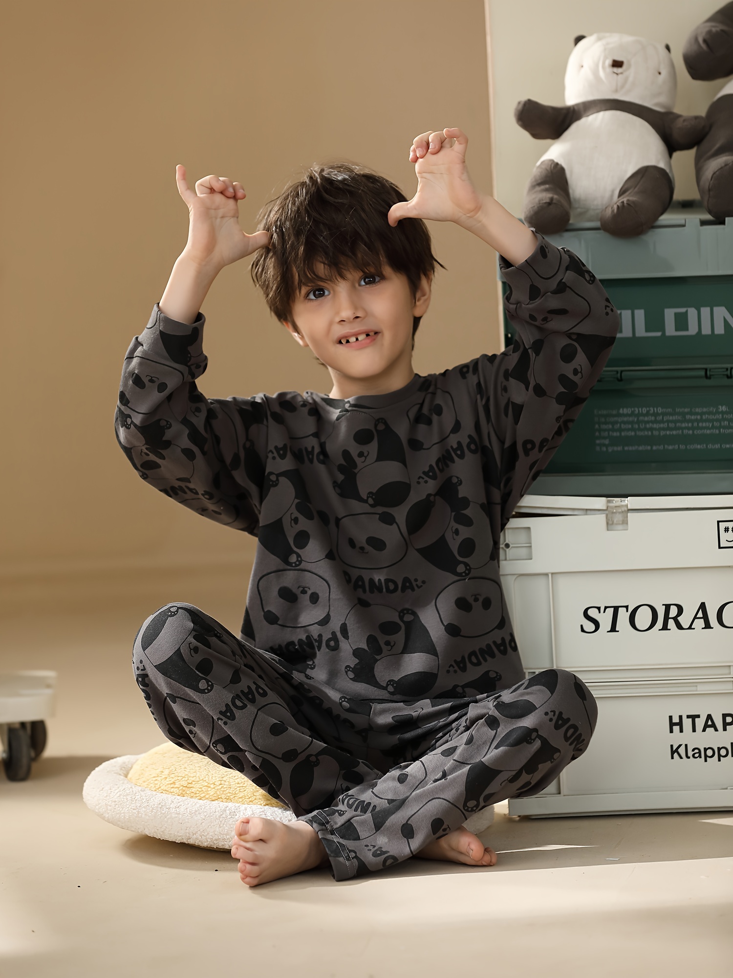 Pijama Infantil 100% Algodón Diseño Woodland Tallas 12 meses-12 años -   España
