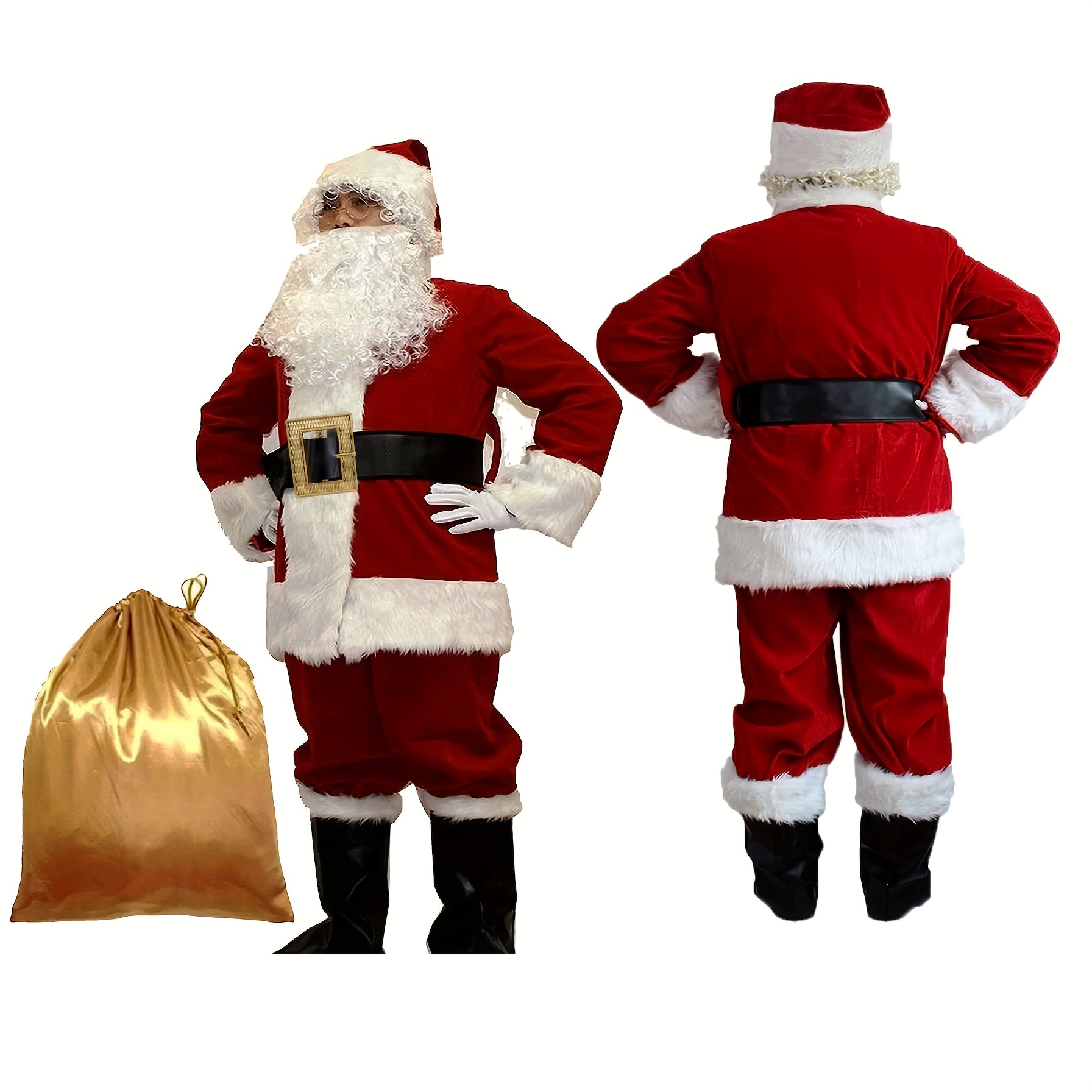 Santa Claus Christmas Leggings – Running Costume – Cosplay