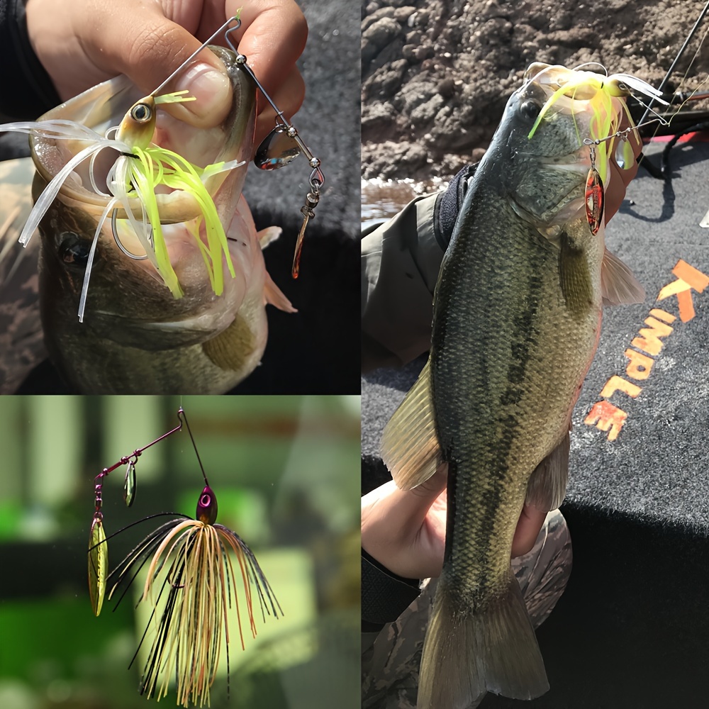  Casting Bait Buzzbaits Fishing Lure Metal Spinner Baits Flash  Topwater Swimbaits for Freshwater Fishing in Rivers and Lakes (9G,  DW571-5PIC) : Sports & Outdoors