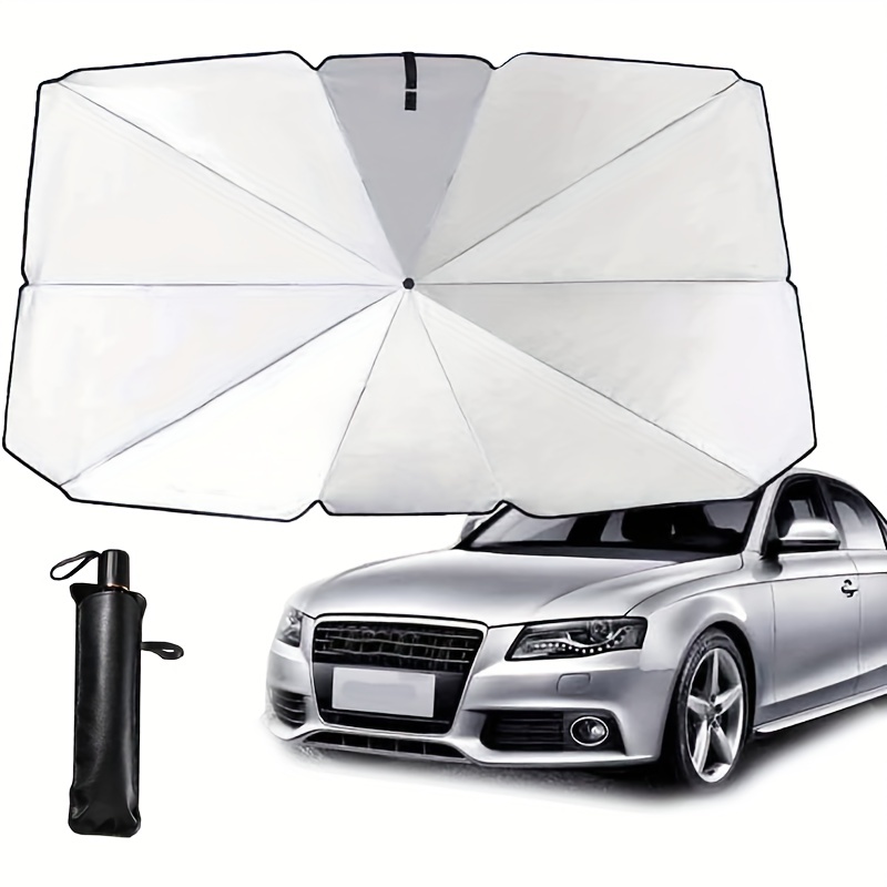 Auto-Sonnenschutz, Sommer-Auto-Frontscheiben-Sonnenschutz,  Windschutzscheiben-Sonnenschutz-Regenschirm, Hitzeisolierender Faltbarer  Auto-Regenschirm