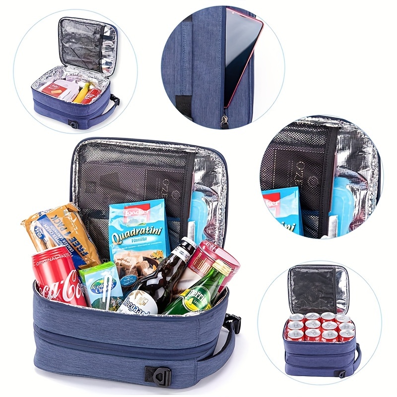 Thickened Insulation Bag Ice Pack Waterproof Travel Outdoor Lunch Bag Cooler