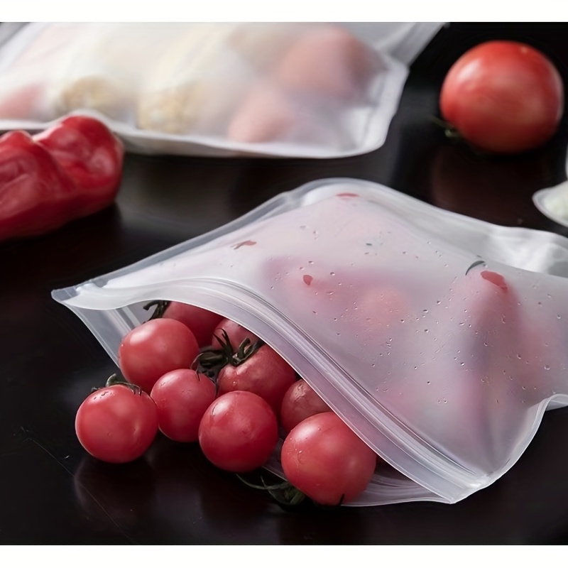 Thickened Peva Food Bags Reusable Freezer Bags Food Storage - Temu