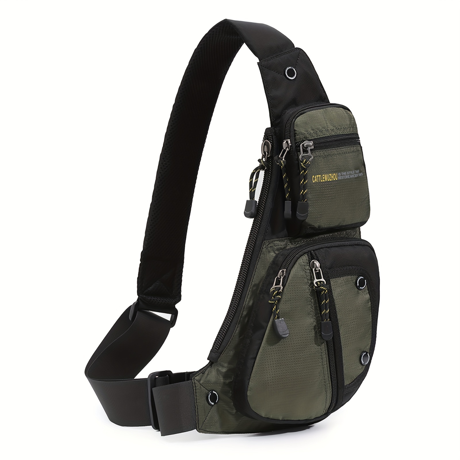 Morral Bolso Hombre Antirrobo Solapa Grande Bolsillo Liviano