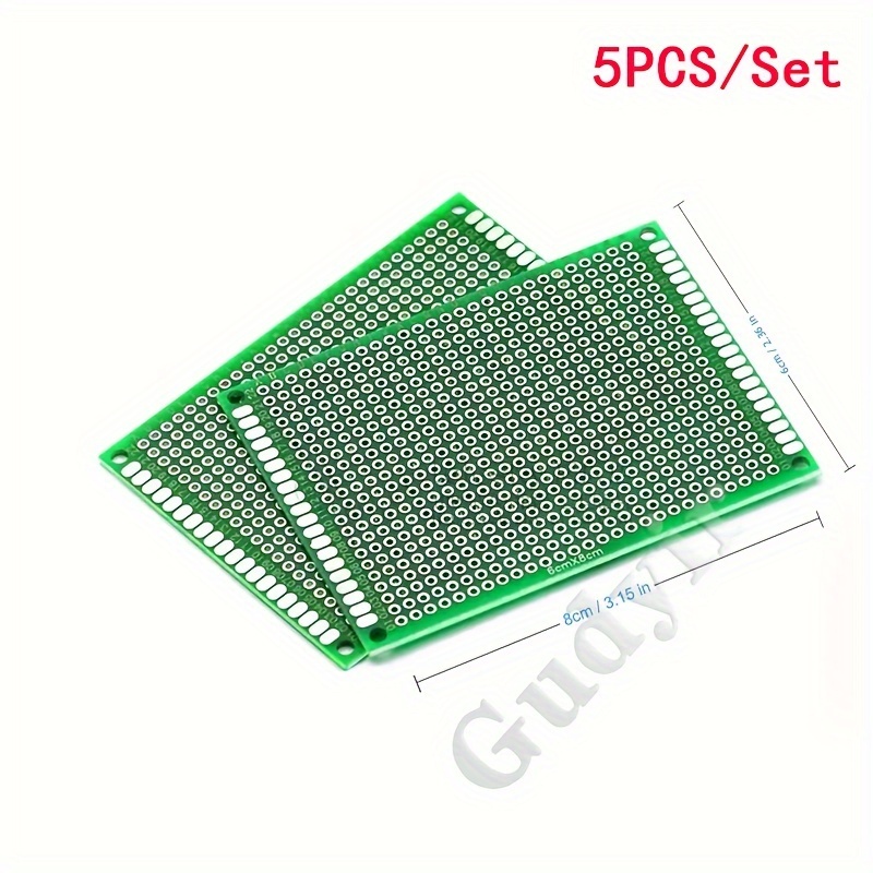 Placa de prototipo PCB de 7 Uds., placa de circuito Universal DIY, placa de  soldadura de un solo orificio, 5x7, 6x8, 7x9, 9x15, 10x15, 10x22, 12x18, placas  mixtas – Los mejores productos
