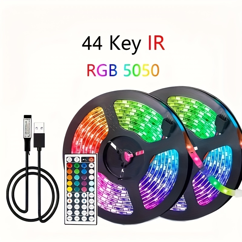 1 rollo Tira Luces Led Rgb 2835 Usb Luces Bajo Voltaje 5 v - Temu