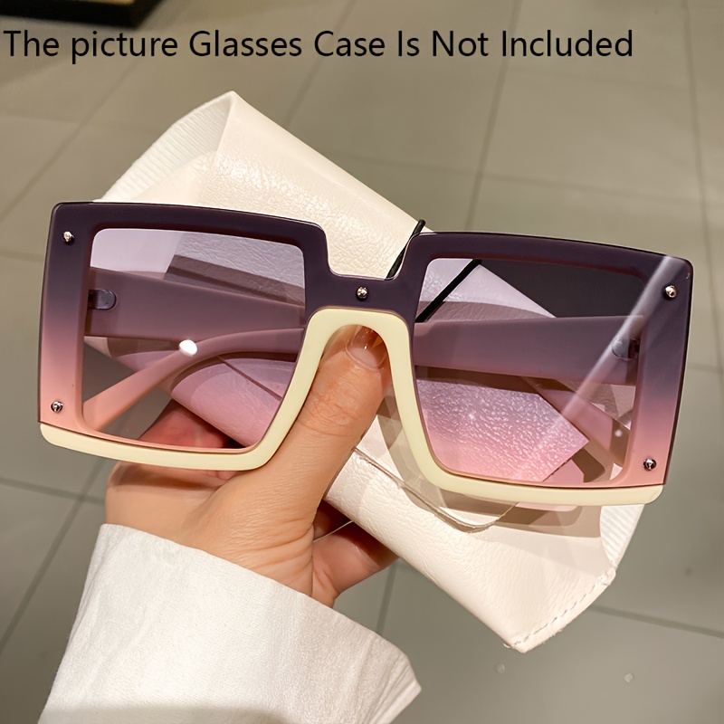 Oversized Square Sunglass, Sunnies Men Women Trendy Sun Glasses Eyewear Fashion Luxury Brand Design Shades