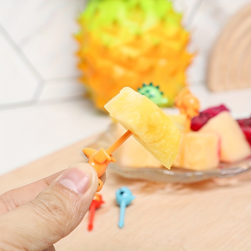 Fruit Forks Kids Animal Fruit Forks Bento Box Accessories - Temu