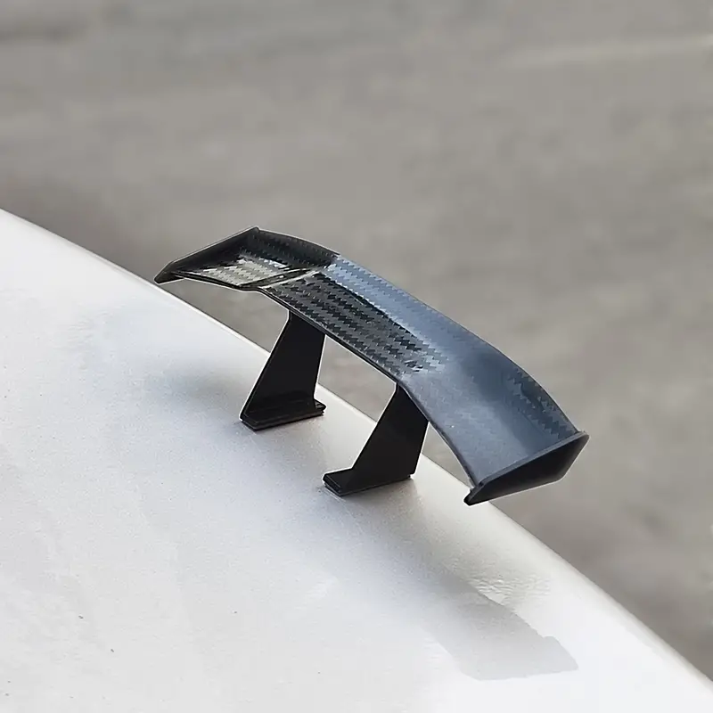 Universal Car Mini Spoiler Wing Pequeno Modelo de Fibra de - Temu