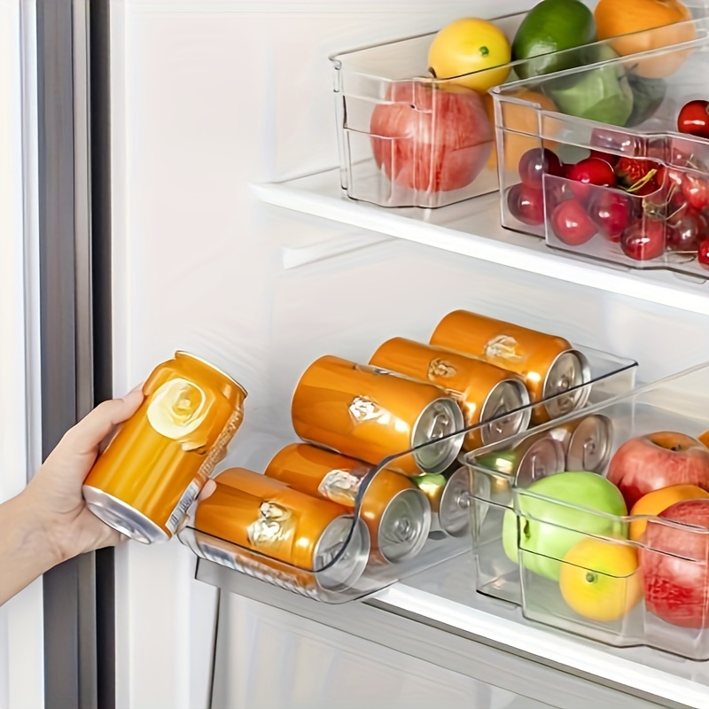 1pc PP Food Storage Box, Clear Refrigerator Storage Box For