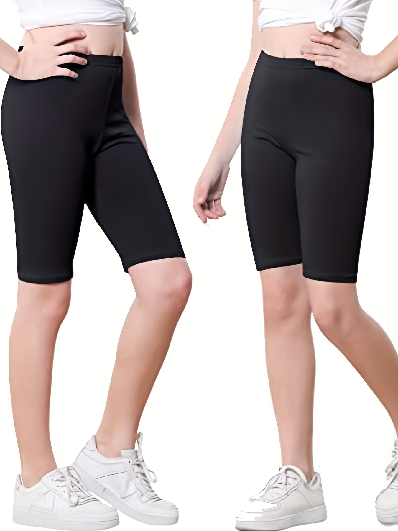 5pcs Girls' Modal Basic Bike Shorts Dance Shorts Sports Shorts Bottoming  Shorts For Kids, Stretch Slim Fit