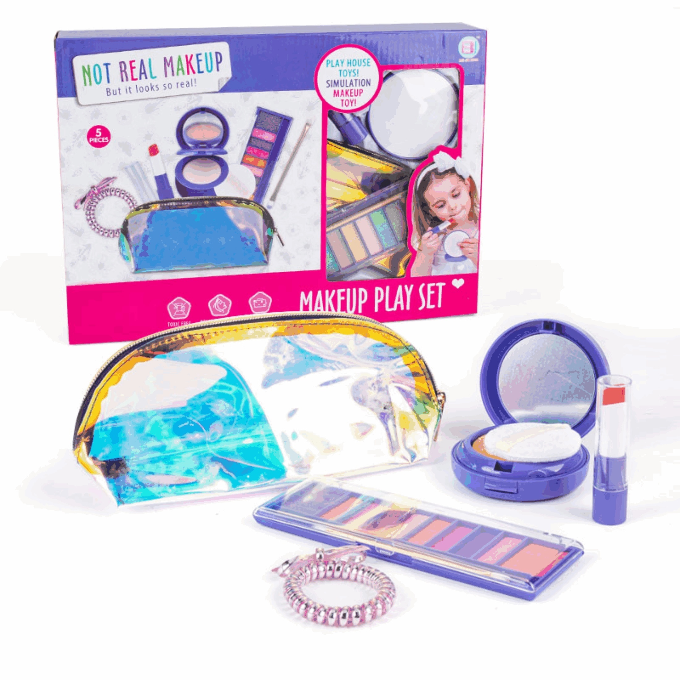 Girl Pretend Play Make Up Toy Simulation Cosmetic Makeup Set