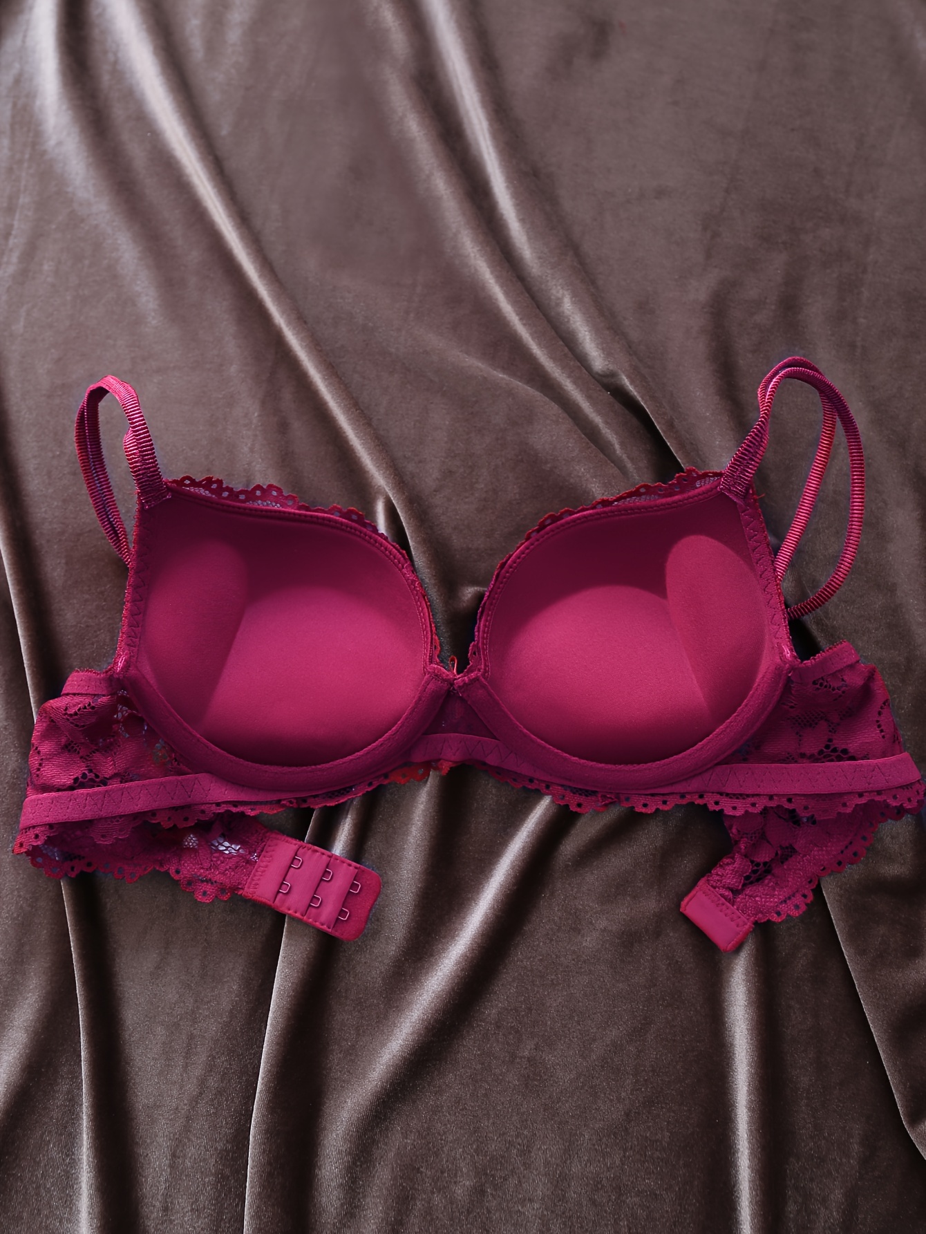 Victoria's Secret, Intimates & Sleepwear, Victorias Secret Purple Lace  Push Up Bra Size 32b