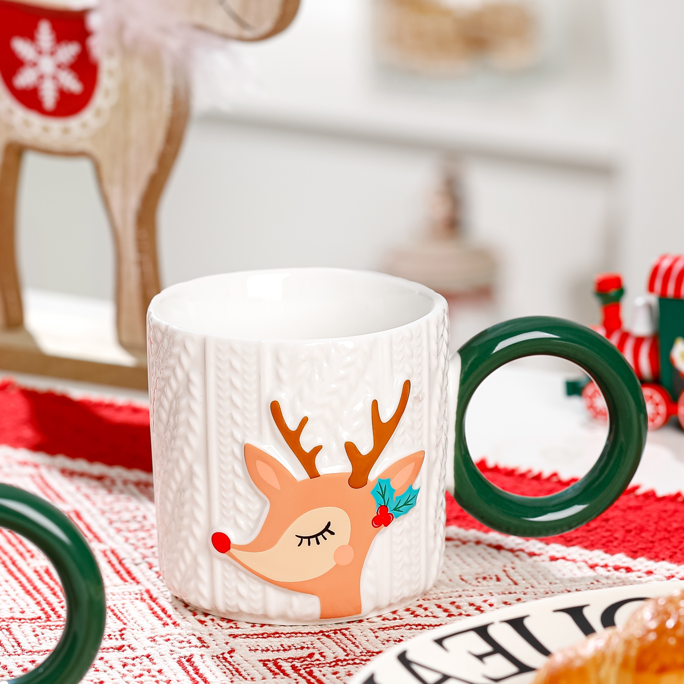 Christmas Creative Coffee Mug, Mugs Cups Christmas Gifts