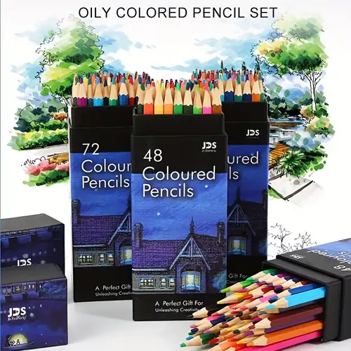 72 Colored Pencils for Adults Coloring Books, Premier Soft Core Color  Pencils