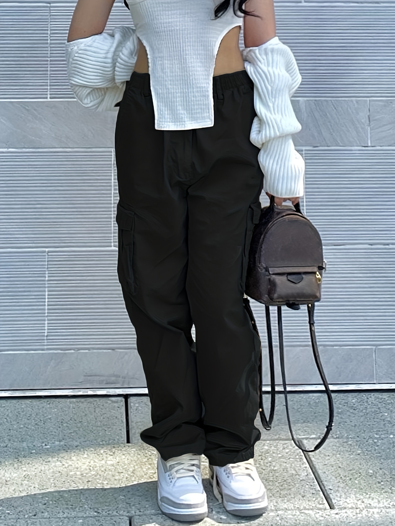 Women's High Waisted Sports Pants with Pockets