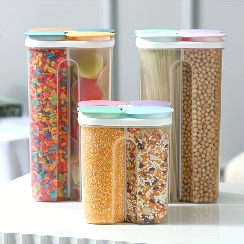Divided Food Storage Containers With Lids, Candy Jars With Lids