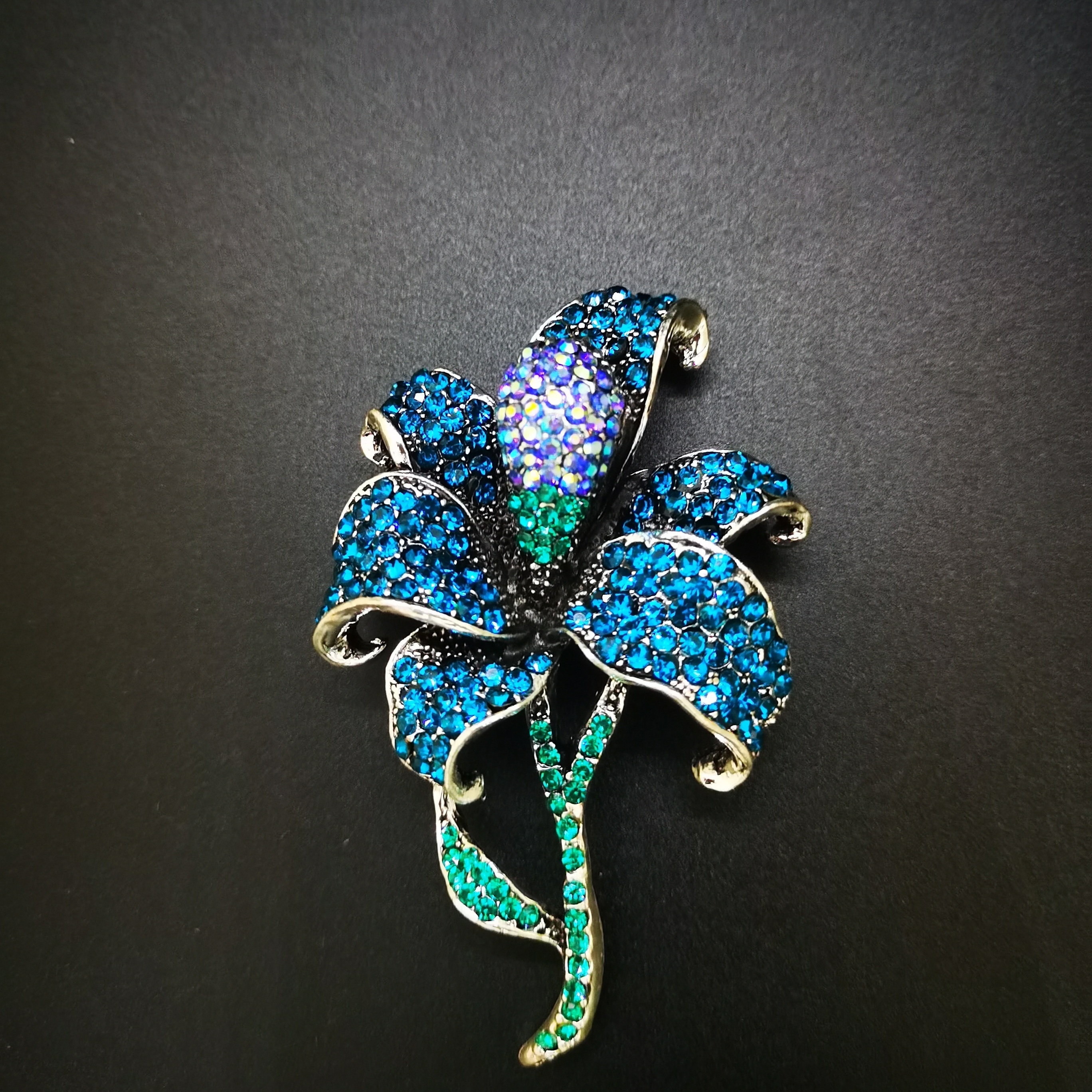 Elegant Rhinestone Golden Flower Brooch For Women Perfect - Temu