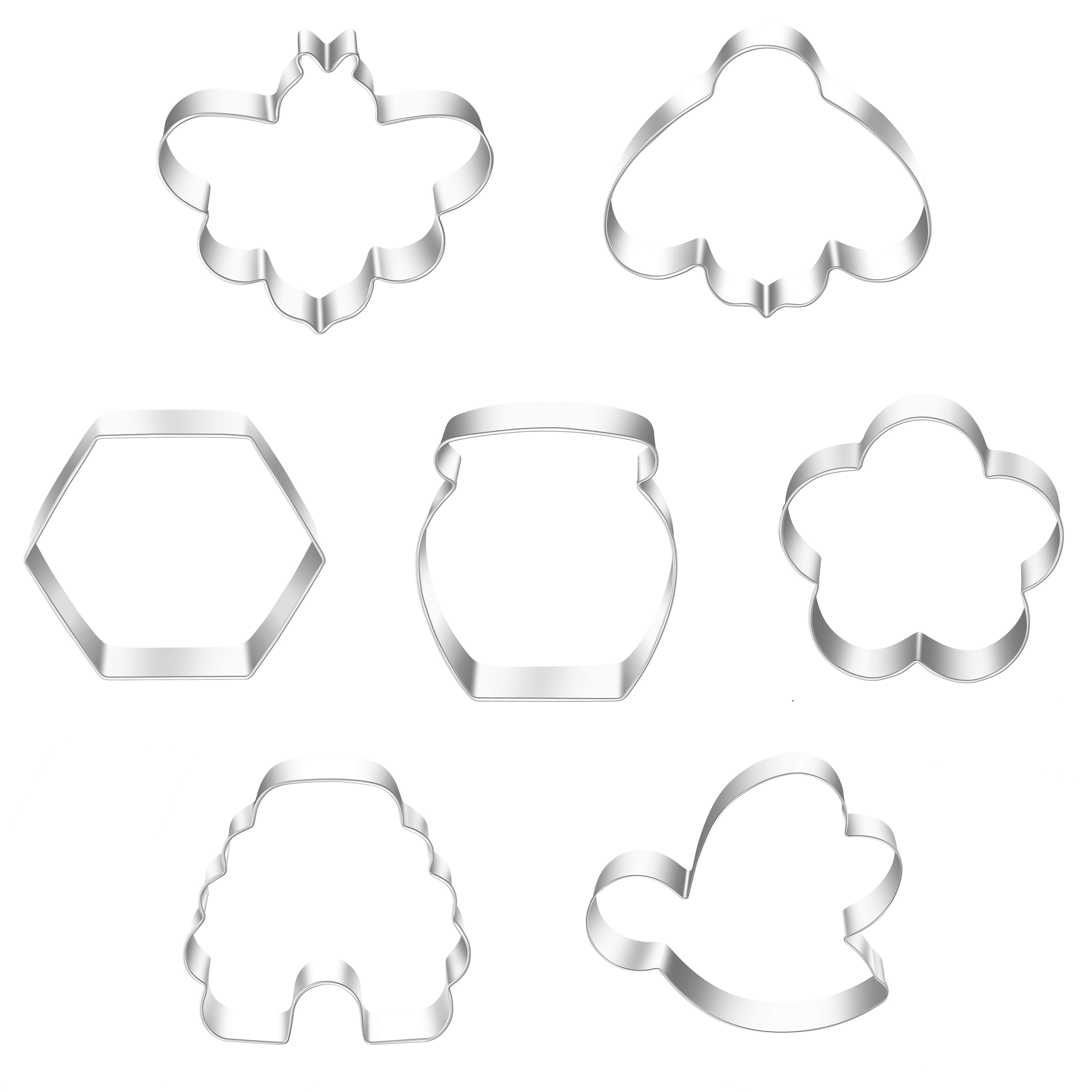 Honey Bee Cookie Cutters, Stainless Steel Candy Molds, Cartoon