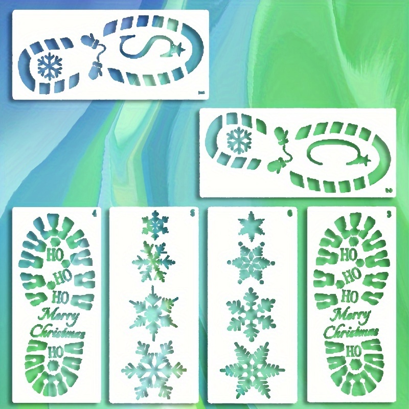 Snowflake Stencils Reusable Christmas Snowflake - Temu