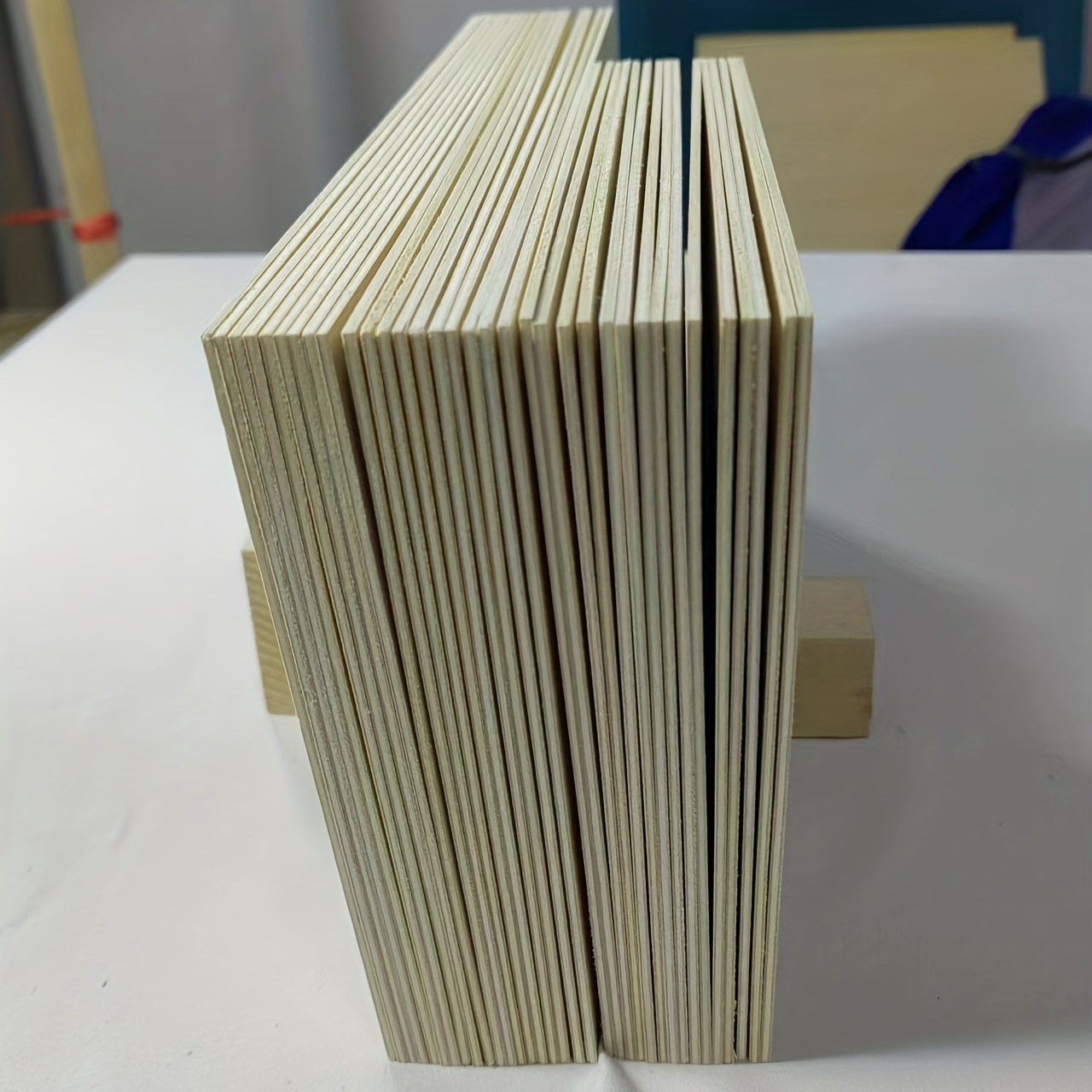 Tablero de madera contrachapada ligera, 10 hojas, 200x100x1,5mm, se utiliza  para hacer el tallado de casas y modelos normales - AliExpress