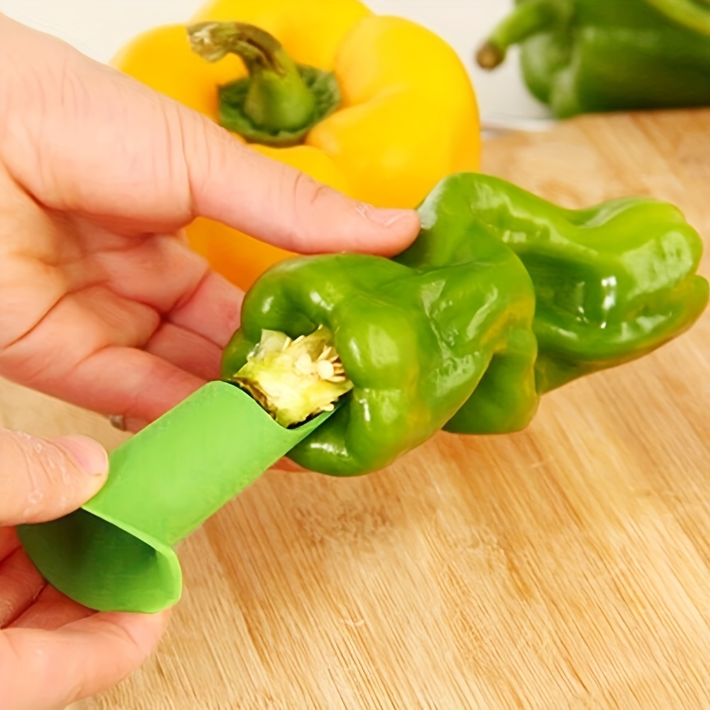 Pepper Chili Bell Jalapeno Corer Seed Remover Green Pepper Chilli Cutter  Corer Slicer Fruit Peeler Kitchen Utensil - Temu