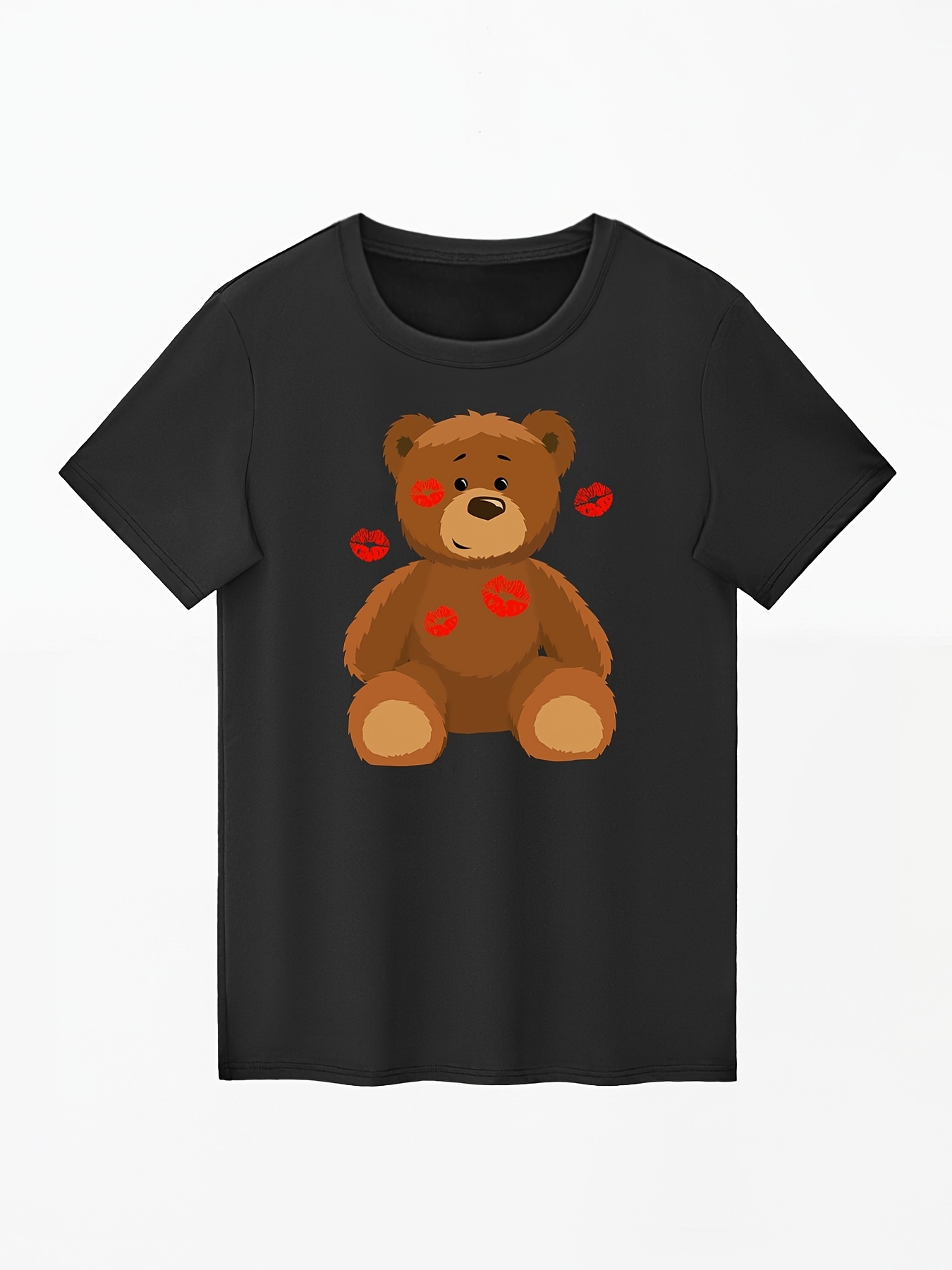 Teddy Bear Robot T-shirts Robotic Bear Shirt Casual Clothes Women Fashion  Clothing Summer T-shirt Sportswear Loose Female Top - T-shirts - AliExpress