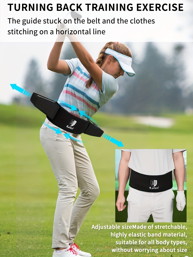 golf swing trainer waist turning aid anti deformation posture correction band golf swing practicing waist band details 5