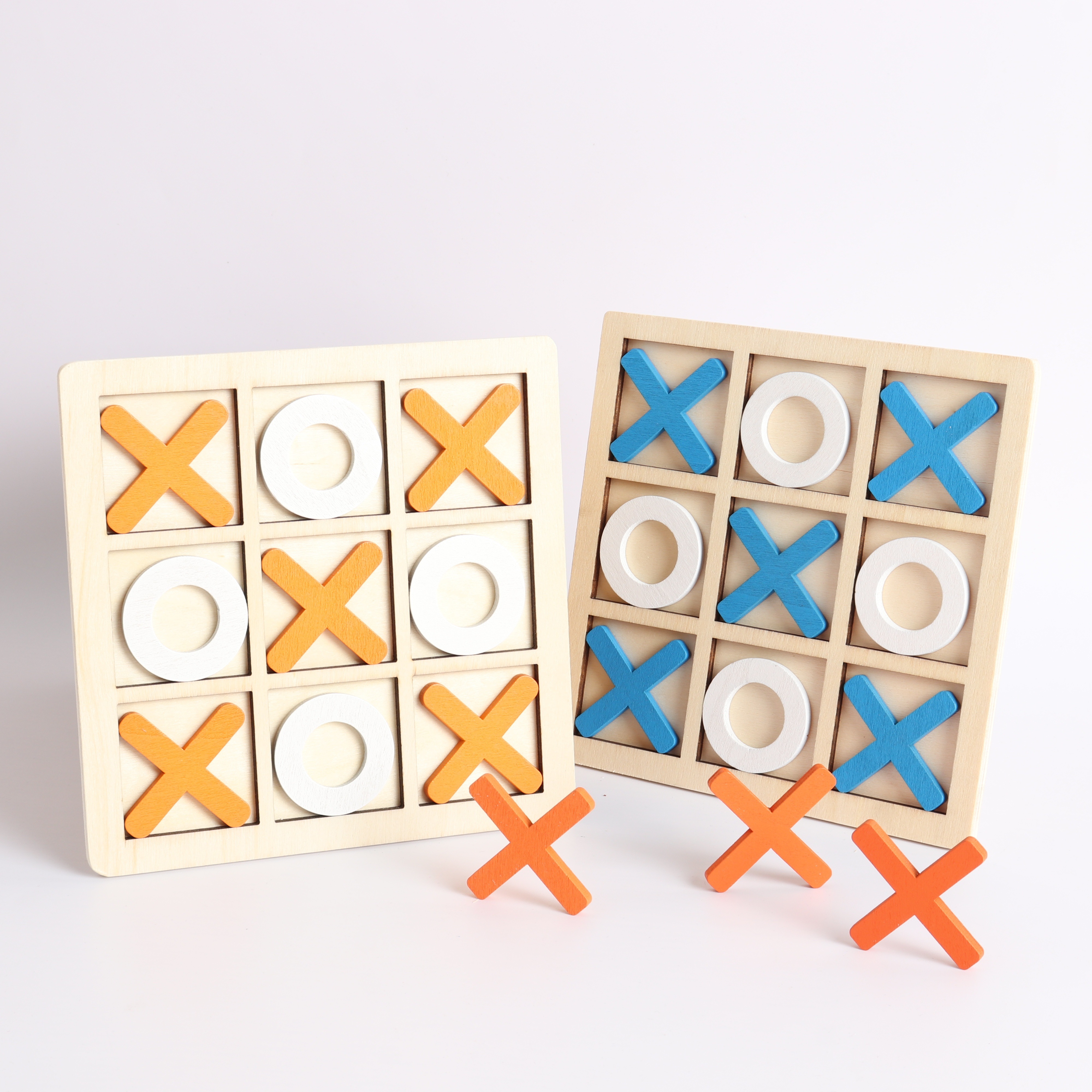 10″ Large Elegant Premium Black Tic Tac Toe Board Game for Adults & Kids, Wooden Puzzle Game, Coffee Table Wooden Decor & Games