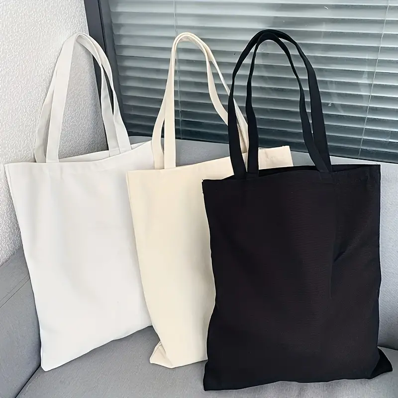 High quality Women Men Handbags Canvas Tote Bags Reusable - Temu